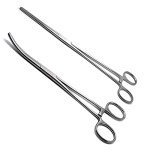 12" Rochester Pean Hemostat Forceps - Set of 2