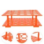 Detachable Tube Holder Rack for Laboratories - Orange