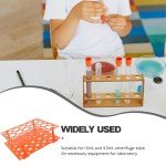 Detachable Tube Holder Rack for Laboratories - Orange