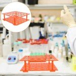 Detachable Tube Holder Rack for Laboratories - Orange