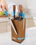 KUCHEASY 360° Magnetic Knife Block Storage Holder