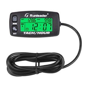 Runleader Digital Hour Meter with RPM Tracker