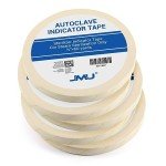 JMU Autoclave Indicator Tape - 5 Rolls, 1/2"x60Yd