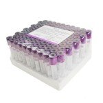 VNisenllc 2ml Lavender Blood Collection Tubes, 100pcs