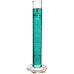 Glass Beaker, Flask, and Cylinder Set - 3 Pieces