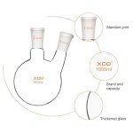 XCD 500 ml Round Bottom Flask with 2 Necks