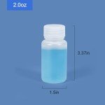 UMETASS 2 oz Wide Mouth Lab Reagent Bottles - 5 Pack