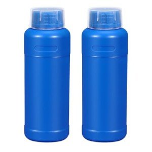 ASEVAT 16.9 oz Wide Mouth Plastic Reagent Bottles