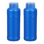 ASEVAT 16.9 oz Wide Mouth Plastic Reagent Bottles