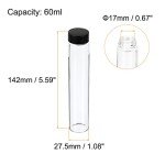 60mL Glass Reagent Media Bottles, 12 Pack