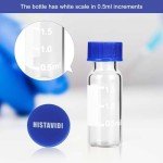 2ml White Autosampler Vials with Writing Area, 100 Pack