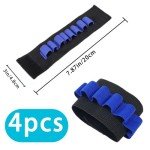 4 Pack Phlebotomy Tube Holder Wristband - Blue