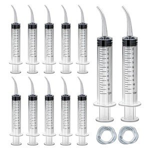 12ml Disposable Dental Syringes - 20 Pack