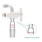 StonyLab Vacuum Flow Control Adapter with PTFE Stopcock