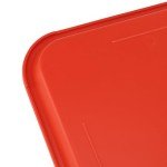 14 Pack of Orange Plastic Serving Trays