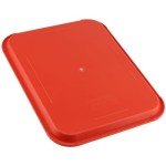 14 Pack of Orange Plastic Serving Trays
