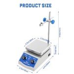 Magnetic Stirrer Hot Plate, 180W, 100-2000rpm