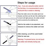 Lesnow 10ft Solder Wick Braid Desoldering Tool