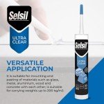 SELSIL Ultra Crystal Clear Mounting Adhesive - 290 mL