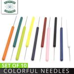 Multicolor Lab Dissecting Teasing Needles Set
