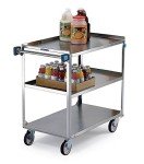 Stainless Steel Angle-Leg Lab Cart - 500 lb Capacity