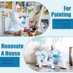 TrelaCo Disposable Hazmat Suit Set with Gloves