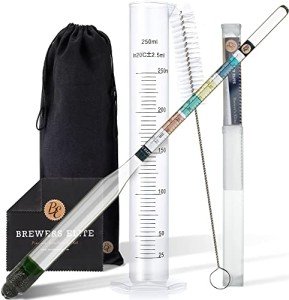 Brewer's Elite Hydrometer & Test Jar Set
