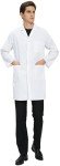GOQUCHEP Unisex Long White Lab Coat, Large