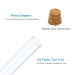 10ml Clear Round Bottom Test Tube Set - 10pcs