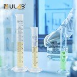 ULAB 100ml Plastic Measuring Cylinders - 4 Pack