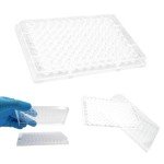 Clear 96-Well V-Bottom Microplate with Lids