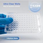 Clear 96-Well V-Bottom Microplate with Lids