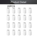 20-Pack 150ml PE Plastic Lab Storage Bottles