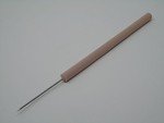 12-Pack Straight Teasing Needles with Plastic Handle