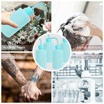 Light Blue 250ml Plastic Wash Bottles - 4 Pack