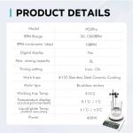 Digital Magnetic Stirrer Hot Plate 310℃, 5”
