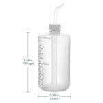 2-Pack FunChem Laboratory Squeeze Wash Bottles 500 mL