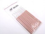 12-Pack Straight Teasing Needles with Plastic Handle