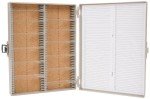 Heathrow Scientific 100 Place Microscope Slide Box