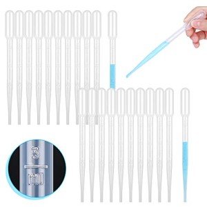 300PCS Disposable Plastic Transfer Pipettes, 3ml