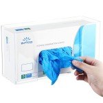 Wall-Mounted Acrylic Glove Box Holder - 8 Pcs