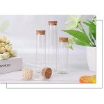 10PCS 60ml Borosilicate Glass Test Tubes with Corks