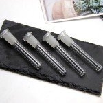 Glass Stem Tube with 4 Cleaning Brushes - 14cm