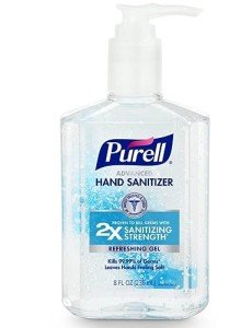 PURELL Advanced Hand Sanitizer Gel, 8 oz Pump 2-Pack