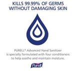 PURELL Advanced Hand Sanitizer Gel, 8 oz Pump 2-Pack