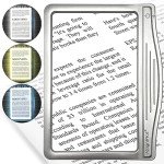 MAGNIPROS 5X LED Page Magnifier with Color Modes