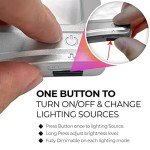 MAGNIPROS 5X LED Page Magnifier with Color Modes