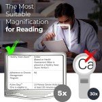 MAGNIPROS 5X LED Page Magnifier with Color Modes