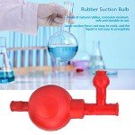Red Rubber Suction Bulb with 3 Valves