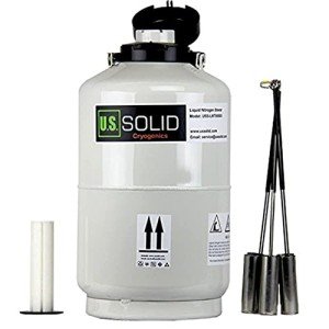 10L Liquid Nitrogen Cryogenic Container with Canisters